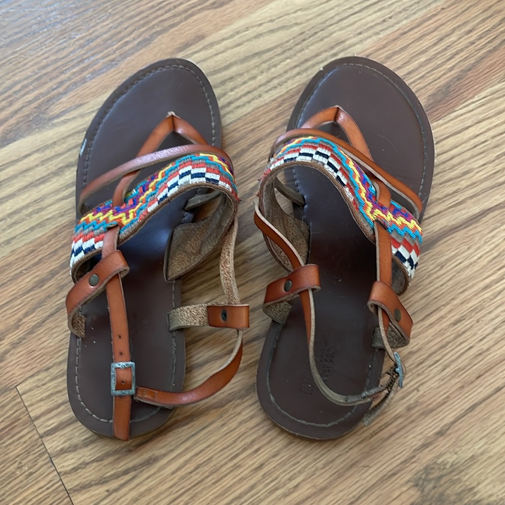 Boho patchwork sandals - Picture 2 of 5